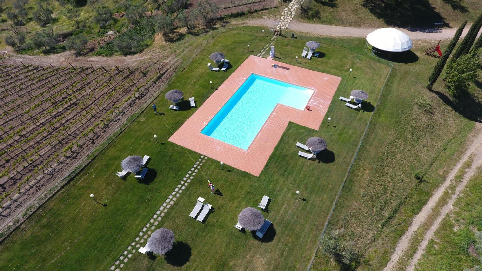 Agriturismo Poggio Corbello La Pesta Exteriér fotografie